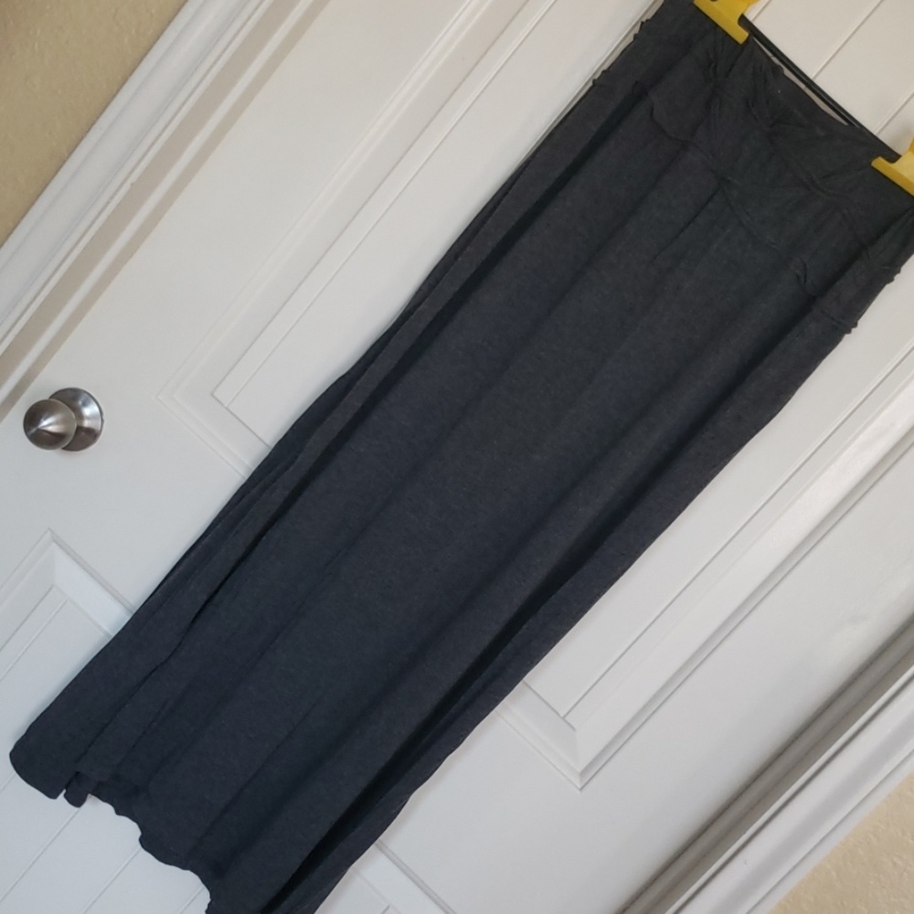 Dark Gray Maxi Skirt